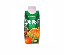 Сок добрый мультифрукт 0,33 л (тетра пак)