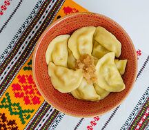 С картошкой и шкварками