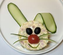 Оливье с ветчиной