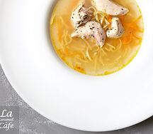Куриный бульон с пастой ручной работы