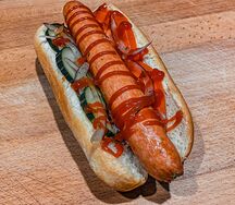 Ход-дог с овощами