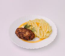 Котлета с картофельным пюре