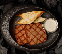 Мясной хлеб с перечным соусом