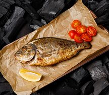 Дорадо на гриле