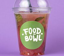 Лимонад клубника-банан собственного приготовления