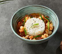 Креветки с овощами Ютай