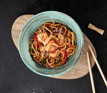 Вок Тигровые креветки по-тайски (острый)