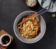 Вок Курица в сливочном карри