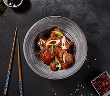 Азиатские крылышки в соусе кимчи