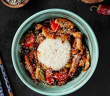 Курица с овощами по-китайски