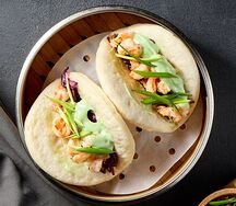 Бао открытые с креветками