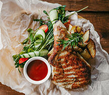 Свиная корейка гриль