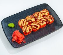 Запеченный с креветкой