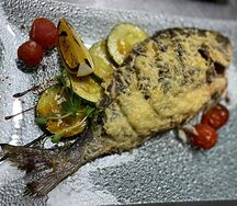 Дорадо под пармезаном