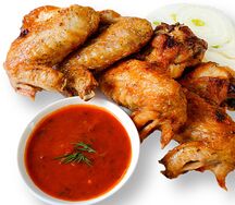 Шашлык из куриных крыльев