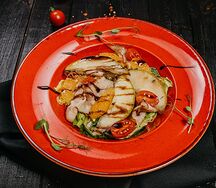 С беконом и грушей