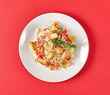 Салат Цезарь с копченой курой