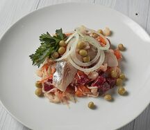 Винегрет с сельдью