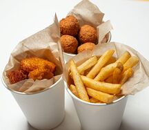 Соленые сырные шарики