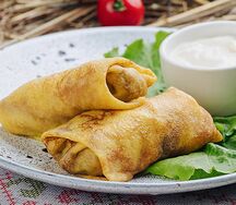 Блинчики с мясом