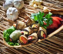 Вертуны из баклажанов