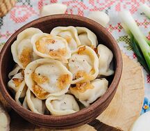 Вареники с мясом