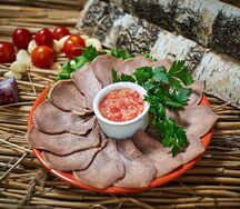 Язык отварной