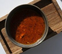 Азиатский суп с креветками