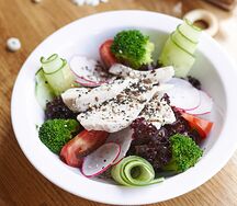 Микс с курицей