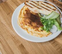 Омлет на молоке