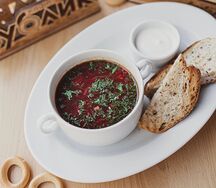 Борщ с говядиной