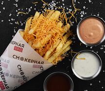Картофель фри с чеддером