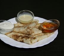 Блинчики с медом