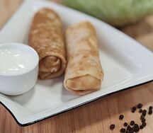 Блины с курицей