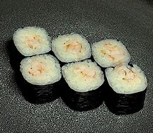 Маки-ролл с креветкой 