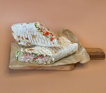 Шаверма в лаваше классическая двойная
