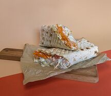 Шаверма с морковью по-корейски