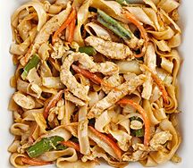 Курица карри с пшеничной лапшой
