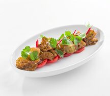 Баклажаны в кисло-сладком соусе