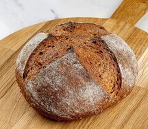 Цельнозерновой хлеб с семечками (бездрожжевой)