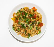 Лапша удон с курицей