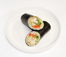 Кимпаб с креветками