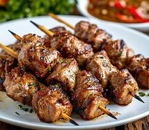 Шашлык из свиной шеи