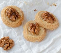 Печенье Песочное сабле с грецким орехом