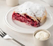 Штрудель с мороженым (заморозка)