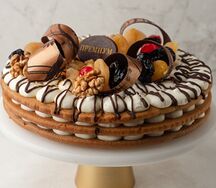 Торт Северный мёд с грецким орехом Премиум