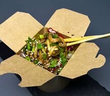 Wok удон с морепродуктами 