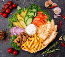 Азиатская на тарелке 