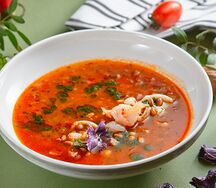 Министроне с морепродуктами