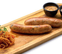 Колбаски куриные с травами